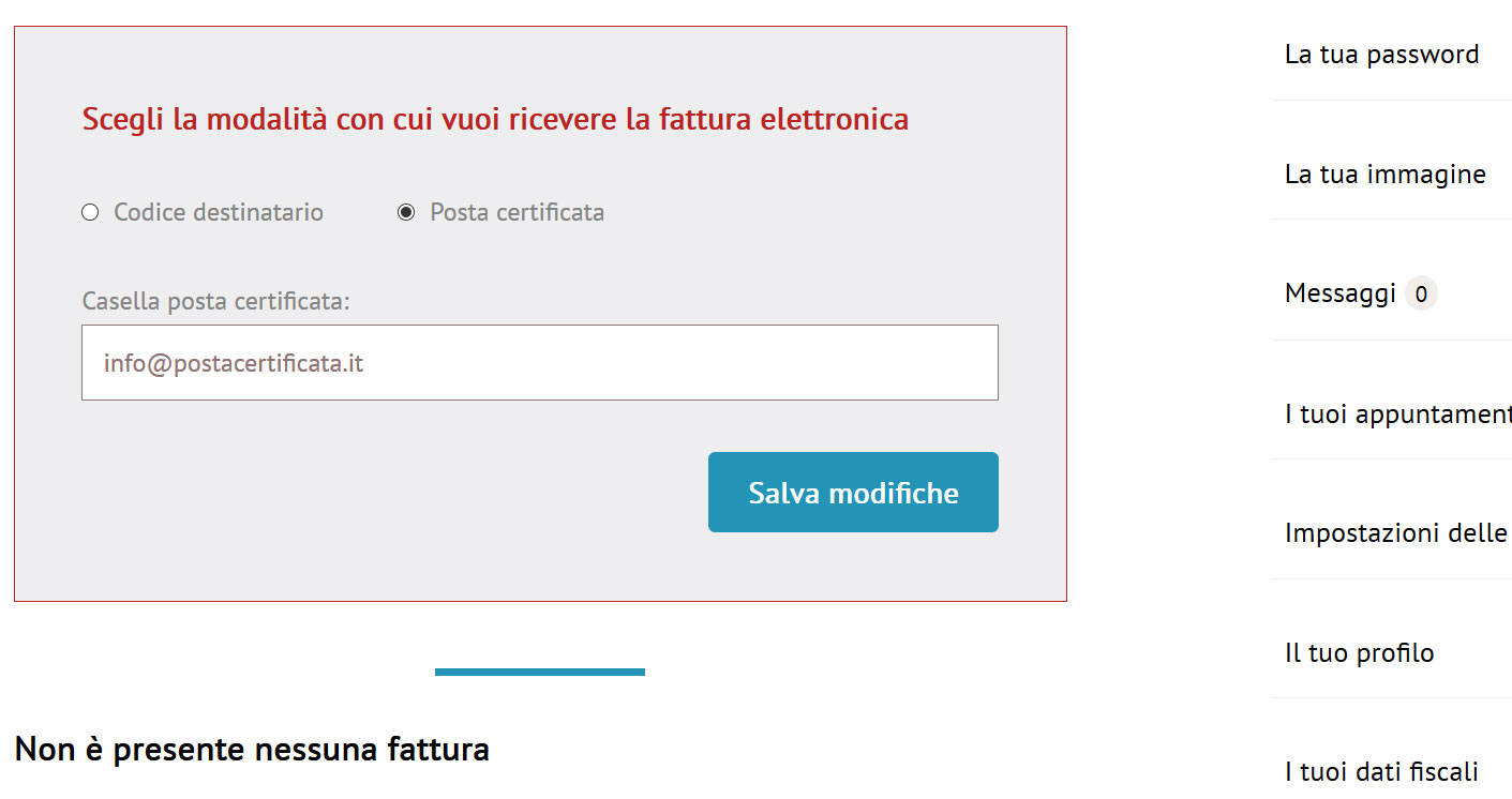 Fattura elettronica, scegli la modalità con cui vuoi ricevere la fattura elettronica